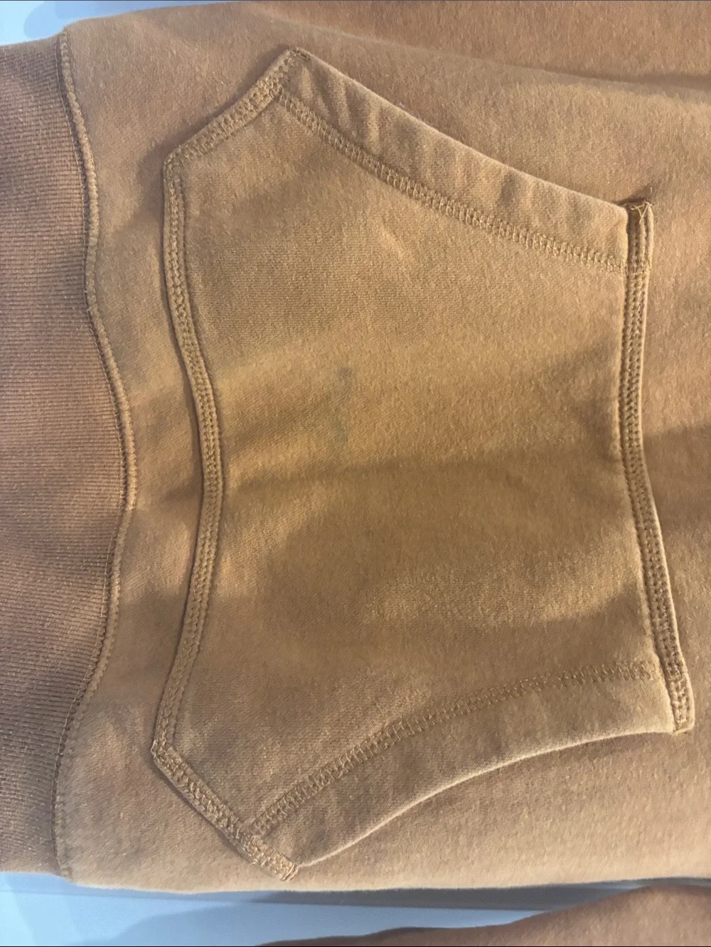 Men's Crewneck Hoodie in Rust Brown with Black Tree Logo